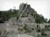 西斯特 - 城堡栖息在岩石上