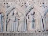 Abadia de Aubazine - Interior da igreja da abadia: detalhe da tumba de Saint Étienne d'Obazine