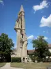 Abadia de Royaumont - Vestígio da igreja: torreão do transepto norte