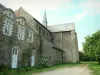 Abbaye de Clairmont - Abbaye cistercienne Notre-Dame de Clairmont (ou Clermont) : église abbatiale et bâtiment des pères