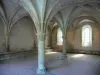 Abbaye de l'Épau - Ancienne abbaye cistercienne de la Piété-Dieu, à Yvré-l'Évêque : salle capitulaire