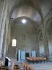 Abbaye de Flaran - Ancienne abbaye cistercienne Notre-Dame de Flaran (centre patrimonial départemental, centre culturel départemental), sur la commune de Valence-sur-Baïse : intérieur de l'église romane