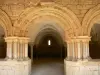 Abbaye de Flaran - Ancienne abbaye cistercienne Notre-Dame de Flaran (centre patrimonial départemental, centre culturel départemental), sur la commune de Valence-sur-Baïse : salle capitulaire