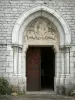 Abbaye de Montbenoît - Portail de l'église abbatiale