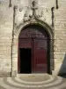 Abbaye royale de Celles-sur-Belle - Portail de l'église abbatiale Notre-Dame