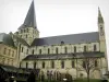 Abbaye Saint-Georges de Boscherville - Église abbatiale Saint-Georges, à Saint-Martin-de-Boscherville, dans le Parc Naturel Régional des Boucles de la Seine Normande