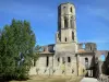 Abbaye de La Sauve-Majeure - Ancienne abbaye bénédictine, située dans la commune de La Sauve : tour-clocher de l'église abbatiale
