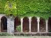 Abbaye de Sylvanès - Ancienne abbaye cistercienne - Centre culturel : arcades du cloître