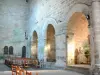 Abdij van Aubazine - Binnen in de romaanse abdijkerk