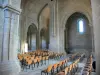 Abdij van Flaran - Voormalig Cisterciënzer abdij van Onze-Lieve-Vrouw van Flaran (graafschap erfgoed, cultureel centrum graafschap), op de stad Valence-sur-Baise: in de Romaanse kerk