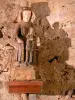 Abdij Saint-Michel de Cuxa - Crypte - Standbeeld van de Maagd