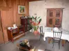 Abitazione La Grivelière - Interno della casa padronale: sala da pranzo