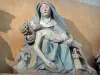 Abtei von Moissac - Abtei Saint-Pierre von Moissac: in der Kirche Saint-Pierre: Pieta (Maria mit dem Leichnam Christi)