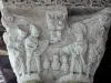 Abtei von Moissac - Abtei Saint-Pierre von Moissac: Kapitellplastik des romanischen Kreuzgangs