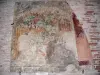 Abtei von Moissac - Abtei Saint-Pierre von Moissac: alte Wandmalerei