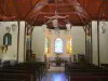 L'Ajoupa-Bouillon - Intérieur de l'église de l'Immaculée-Conception : choeur