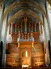 Albi - Binnen in de kathedraal St. Cecilia: orgel