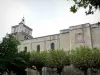 Alès - Kathedraal van St. Johannes de Doper en as uitlijnen