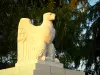 Amerikanischer Friedhof von Romagne-sous-Montfaucon - Amerikanischer Adler am Eingang zum Soldatenfriedhof