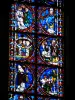Angers - All'interno della cattedrale Saint-Maurice: vetrate