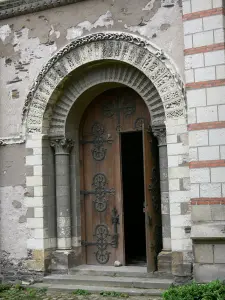 Angers - Puerta del antiguo obispado (antiguo Episcopal)