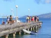 Anse à l'ne - Pontão da enseada ao asno