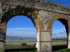 Aqueduto Romano de Gier - Arcos (vestígios) do aqueduto, em Chaponost