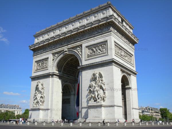 the arc de triomphe