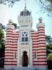 Arcachon bay - Chapel of the Algerian villa of Moorish style; in L'Herbe, in the town of Lège-Cap-Ferret 