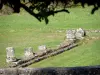 Archäologische Stätte Fontaines Salées - Archäologische Überreste