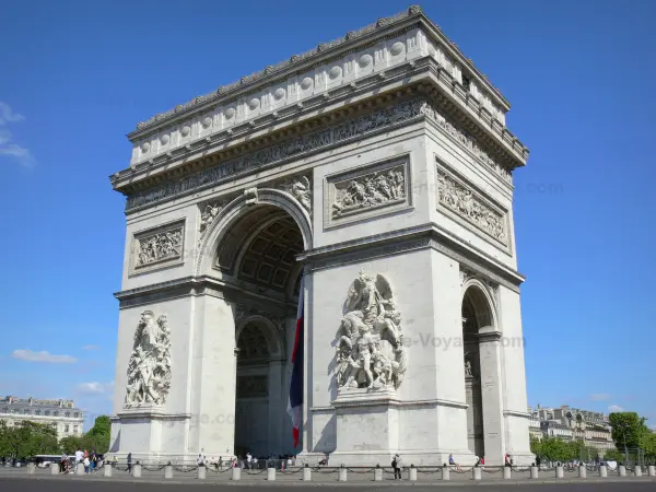 L'Arco di Trionfo - Guida turismo, vacanze e weekend di Parigi