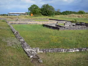 Argentomagus archaeological site - Gallo-Roman remains; in the town of Saint-Marcel