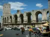 Arles - Tourist shop and arenas