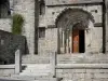 AubracLozérien - ナスビヤール聖マリアのロマネスク教会の門