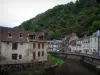 Aubusson - The River Creuse and houses of the city