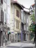 Aurillac - Façades de maisons de la vieille ville