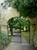 Auvers-sur-Oise - Door (gate) of the Colombières manor