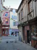 Auxerre - Casas con entramado de madera en el casco antiguo