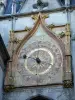 Auxerre - Mostrador da torre do relógio