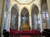 Auxerre - Interior de la iglesia de Saint-Eusèbe: coro renacentista