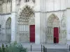 Auxerre - Portales occidentales de la Catedral de San Esteban