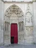 Auxerre - Portal oeste de la Catedral de San Esteban