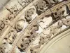 Avallon - Archi scolpiti del portale principale della chiesa di Saint-Lazare