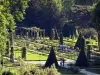 Bagatelle park - View of the rose garden