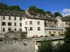 Bagnols les Bains - Fachadas de casas do spa