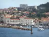 Banyuls-sur-Mer - Porto e facciate della città