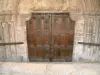 Bar-sur-Aube - Gesneden deur van de kerk Saint-Pierre