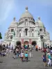 Basilique du Sacré-Cœur - Escaliers menant à la basilique de Montmartre