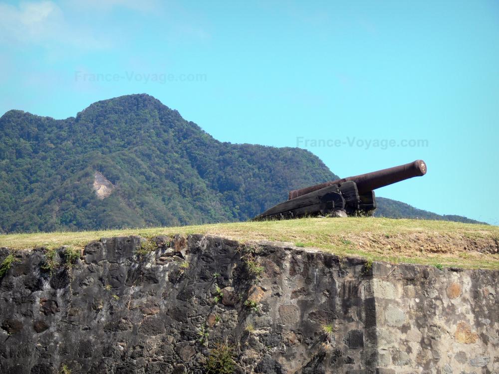Basse-Terre - Canon du fort Delgrès