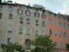 Bastia - Immeubles anciens et arbres